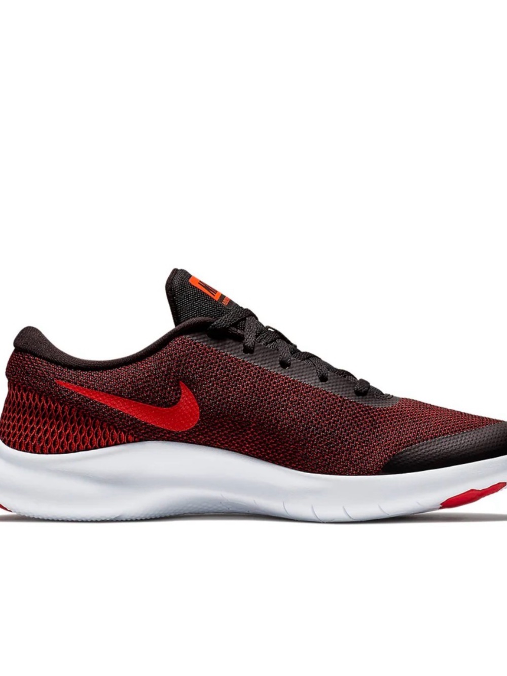 EUC Nike Men's Flex Experience Run 7 Shoe, Black University Red Size 12